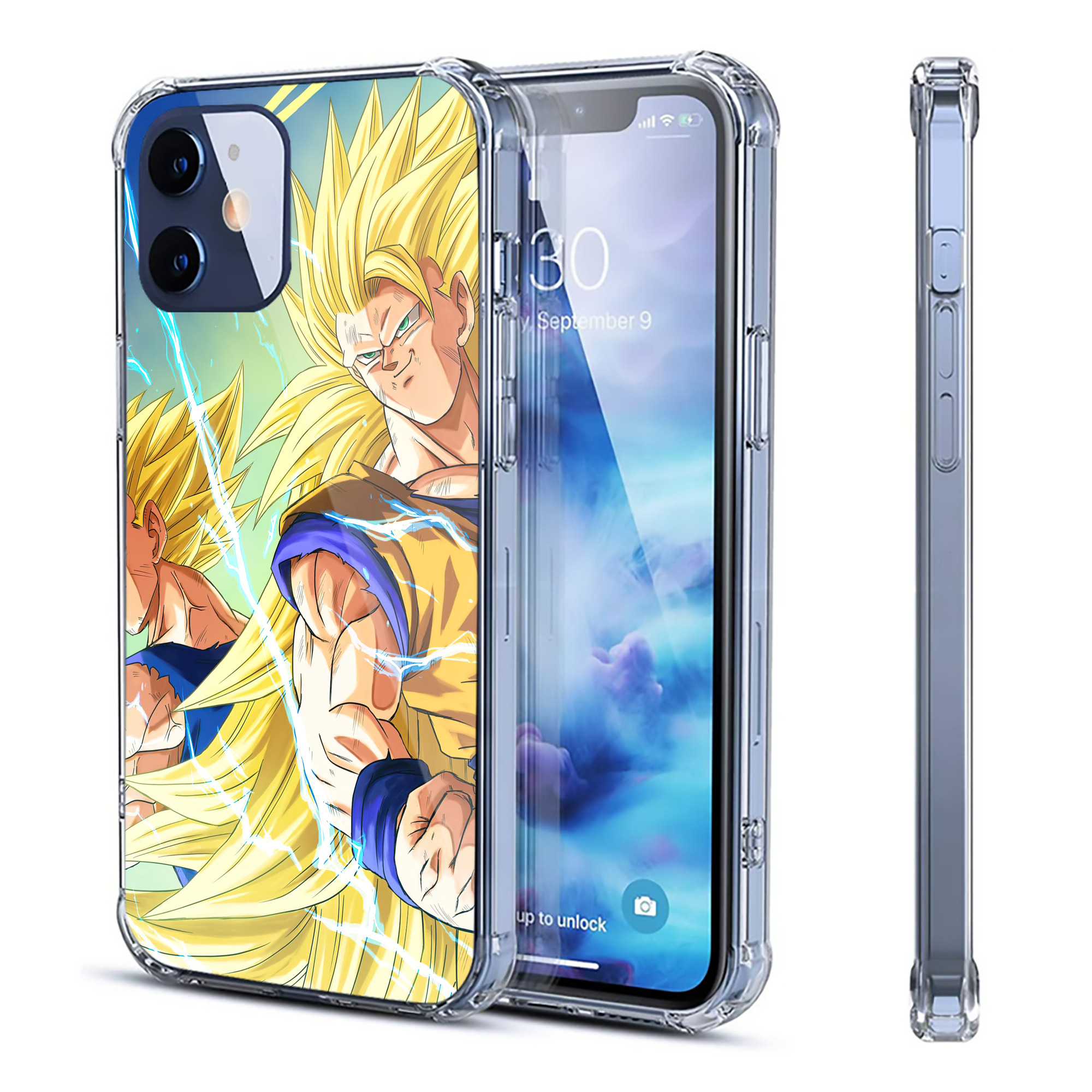 （画像用） ドラゴンボール DRAGON BALL 【iPhone 12シリーズ対応】透明スマホケース（クリアソフトケース）